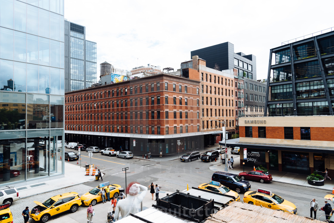 "Meatpacking district in Chelsea in New York" stock image