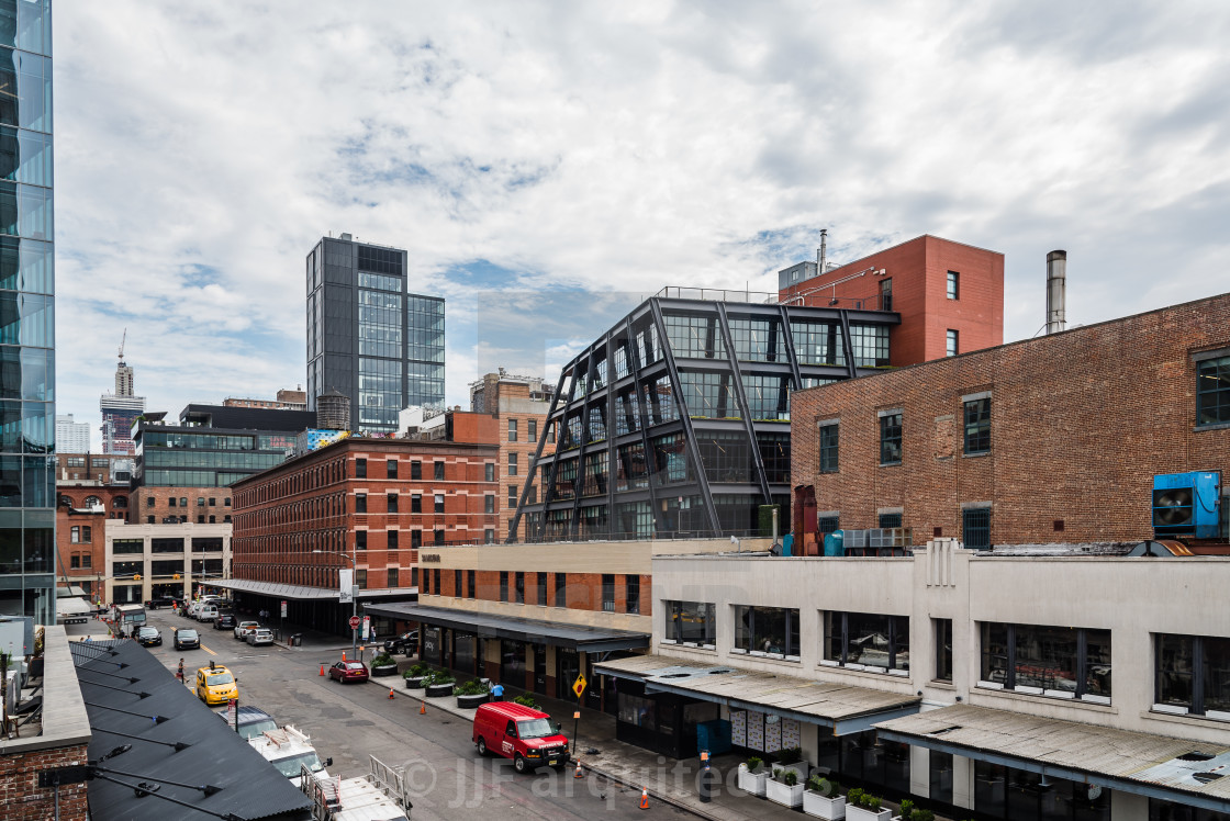 "Meatpacking district in Chelsea in New York" stock image