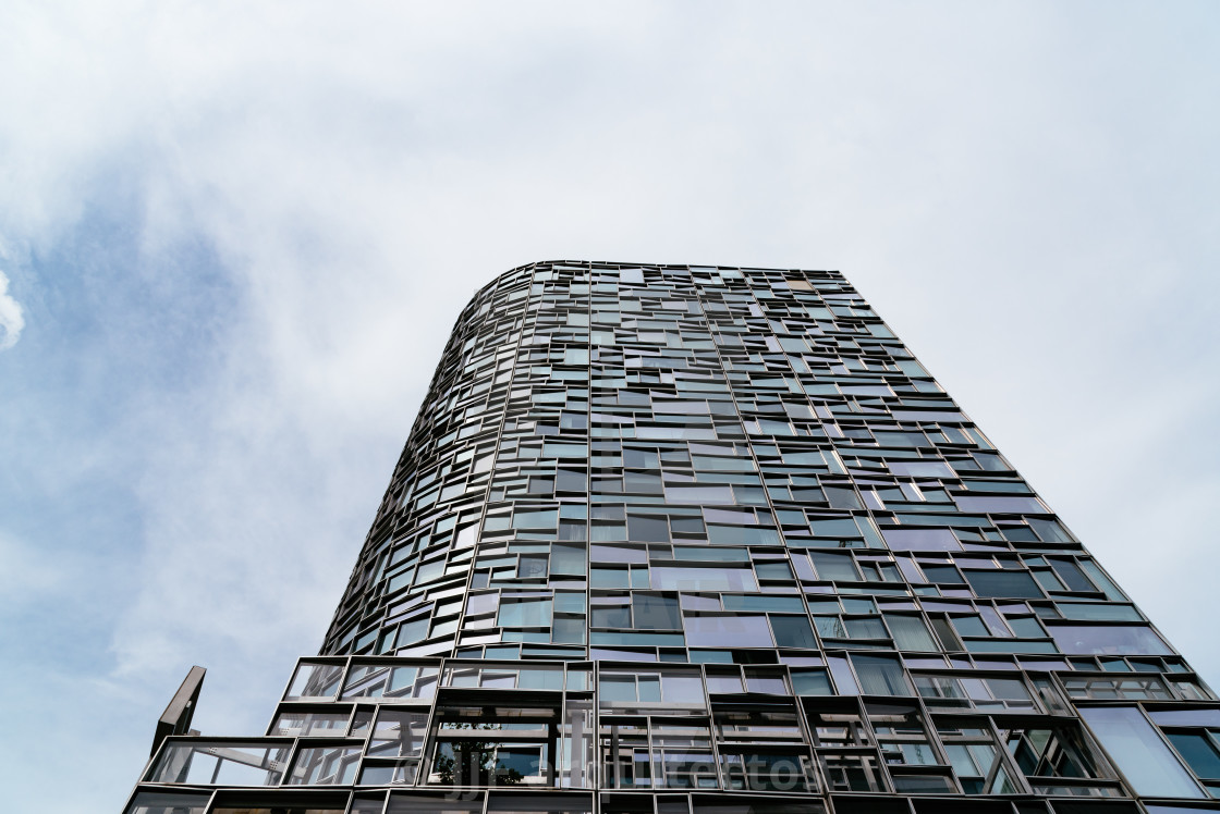 "Modern architecture building in New York City" stock image