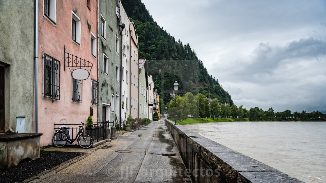 "Rattenberg a small town in Tirol, Austria" stock image