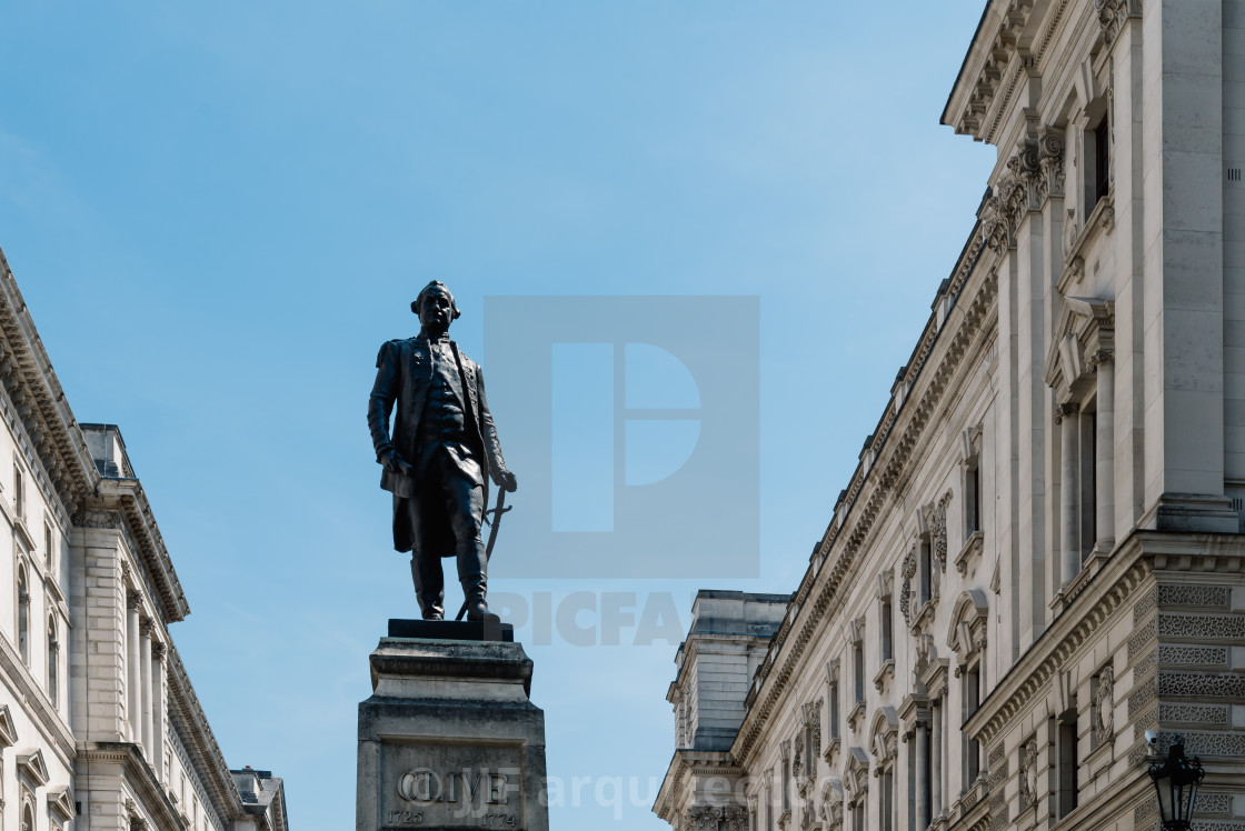 Churchill War Rooms And Robert Clive Memorial In London