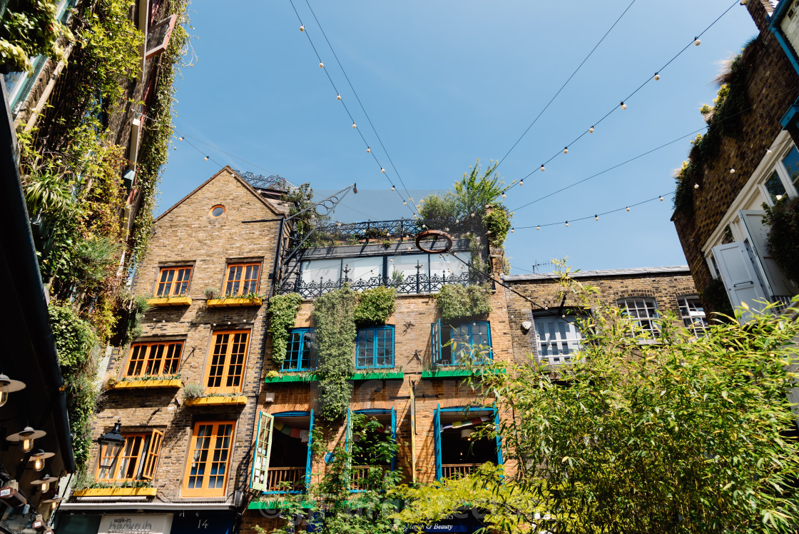 "Neals Yards in Seven Dials in London" stock image