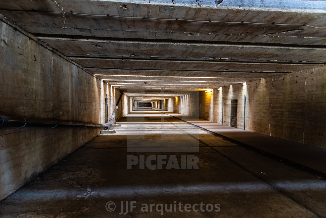 "Bunker in Keroman Submarine Base in Brittany" stock image