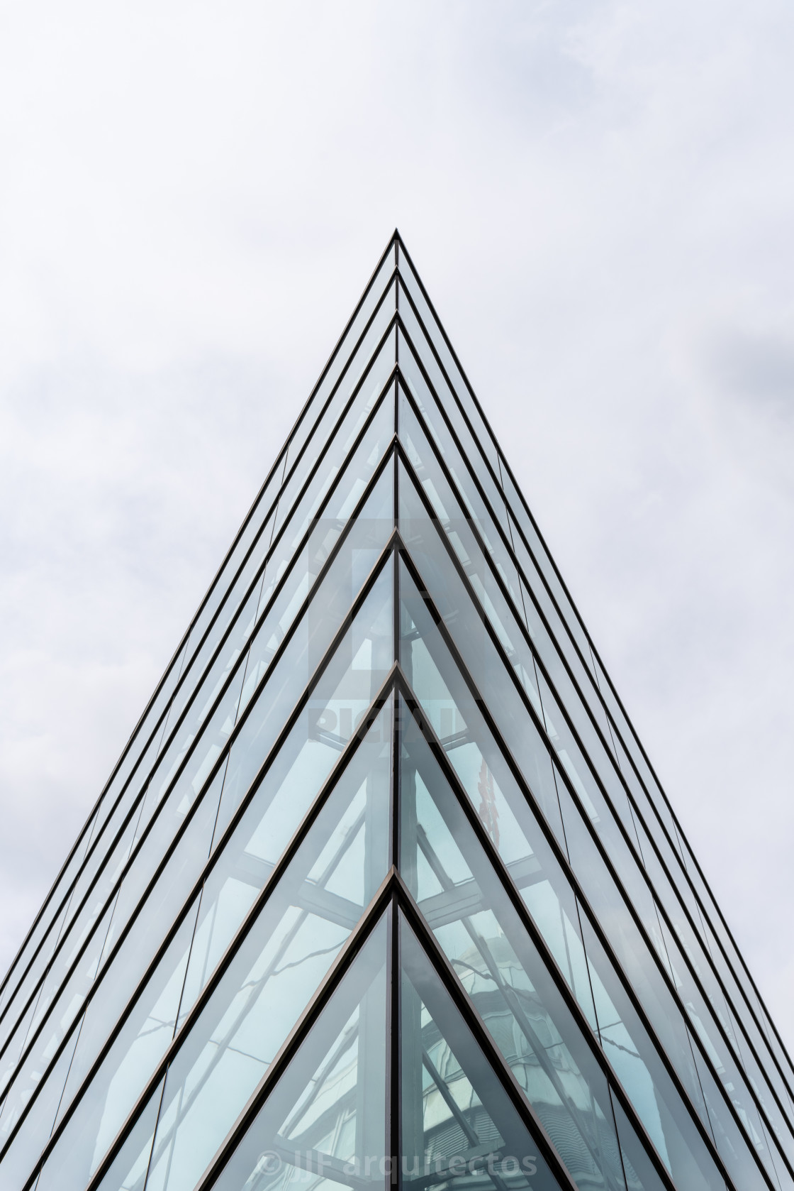 "Modern glass office building in Berlin. CDU headquarter in Berlin" stock image