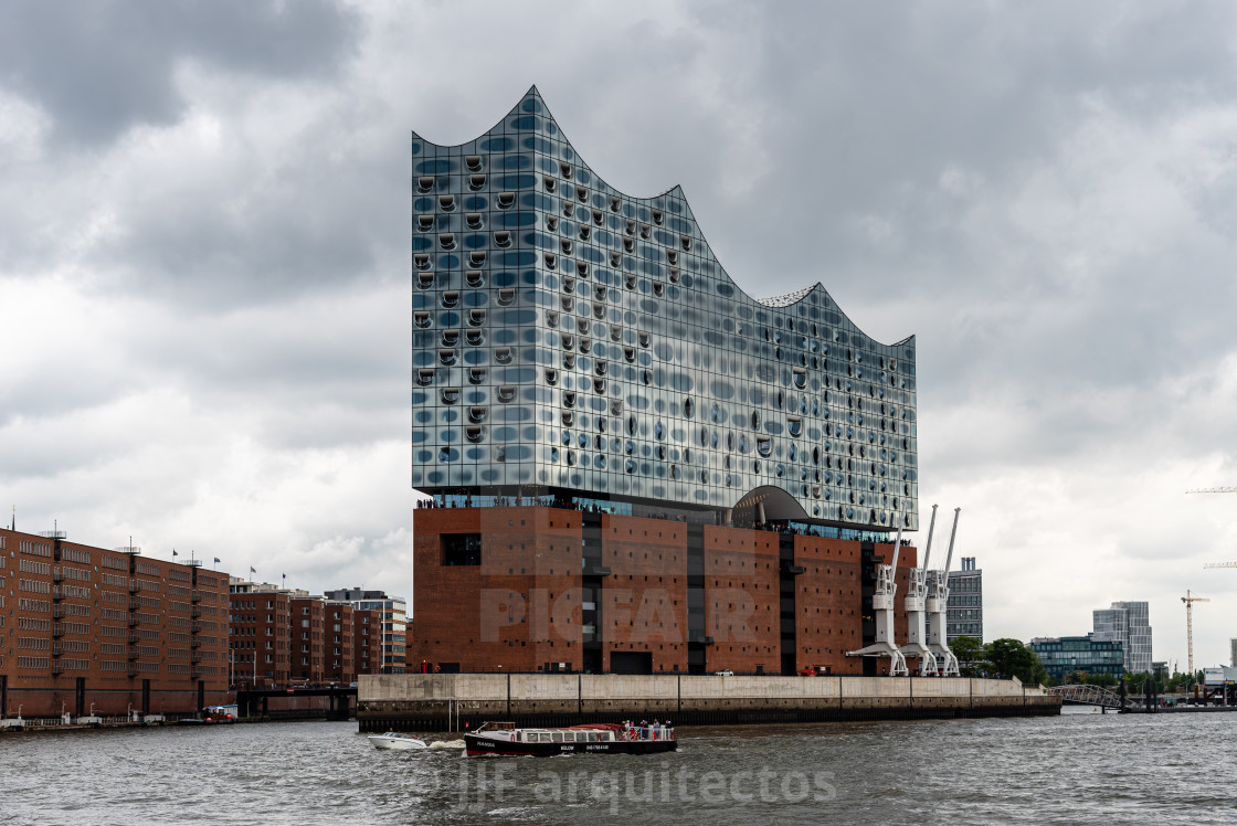 Elbphilharmonie Or Elbe Philharmonic Hall In The Hafencity Quarter Of Hamburg License Download Or Print For 15 00 Photos Picfair