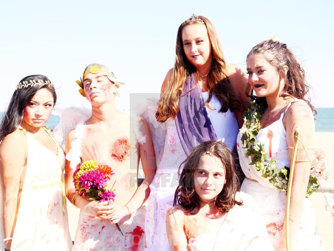 "ASBURY PARK ZOMBIE WALK" by JOHN MOUNT - $25.14 "ASBURY PARK ZOMBIE WALK" stock image