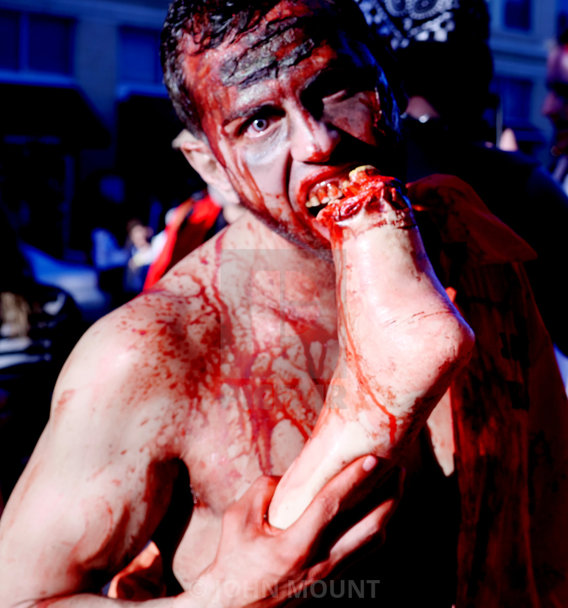 "ASBURY PARK ZOMBIE WALK" by JOHN MOUNT - £20.00 "ASBURY PARK ZOMBIE WALK" stock image