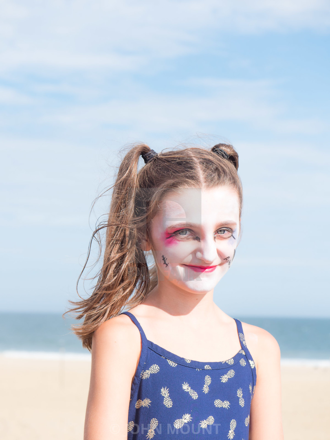 "YOUNG GIRL ZOMBIE" by JOHN MOUNT - $25.14 "YOUNG GIRL ZOMBIE" stock image