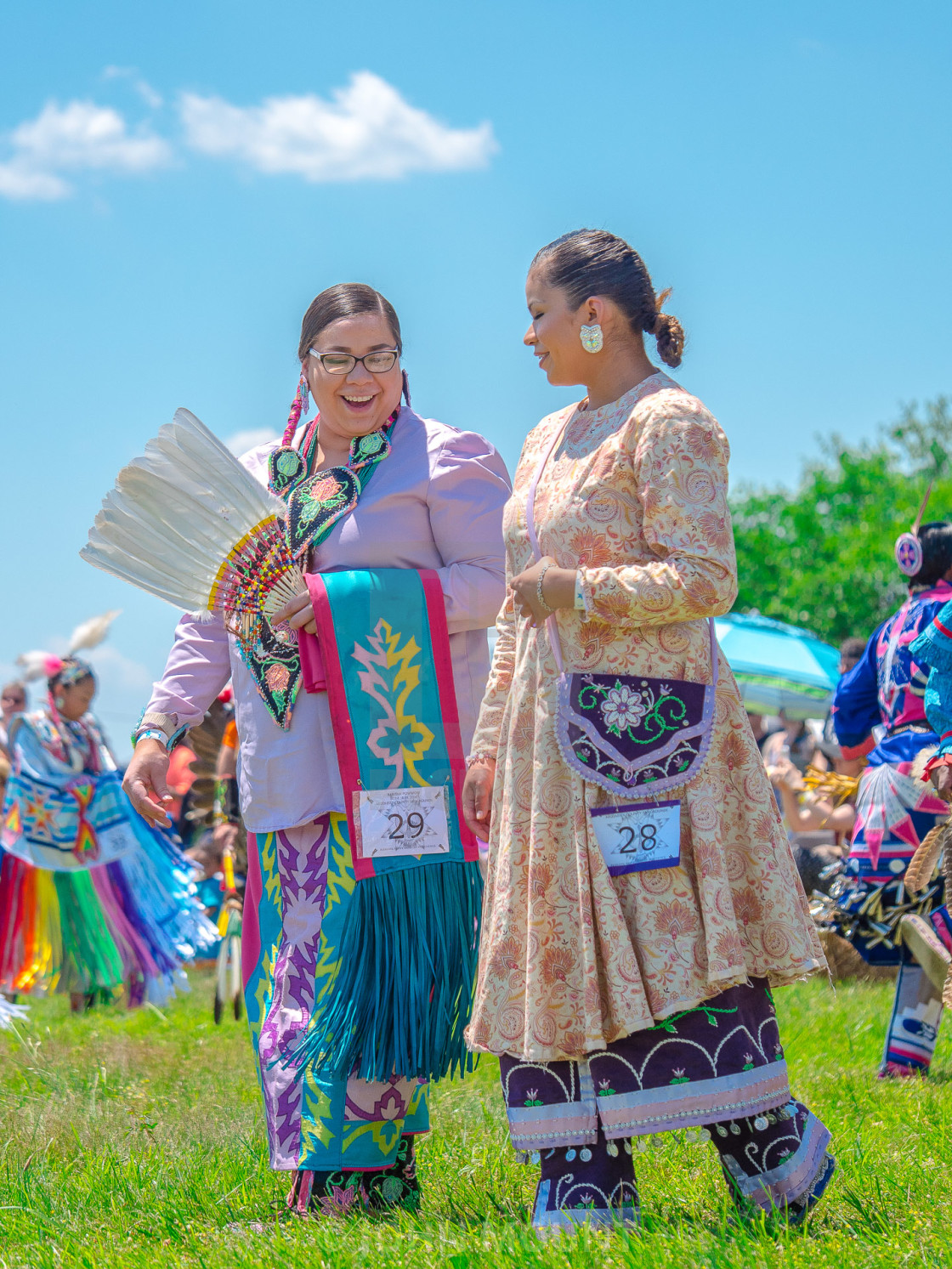 "NATIVE AMERICAN POW WOW" by JOHN MOUNT - £20.00 "NATIVE AMERICAN POW WOW" stock image