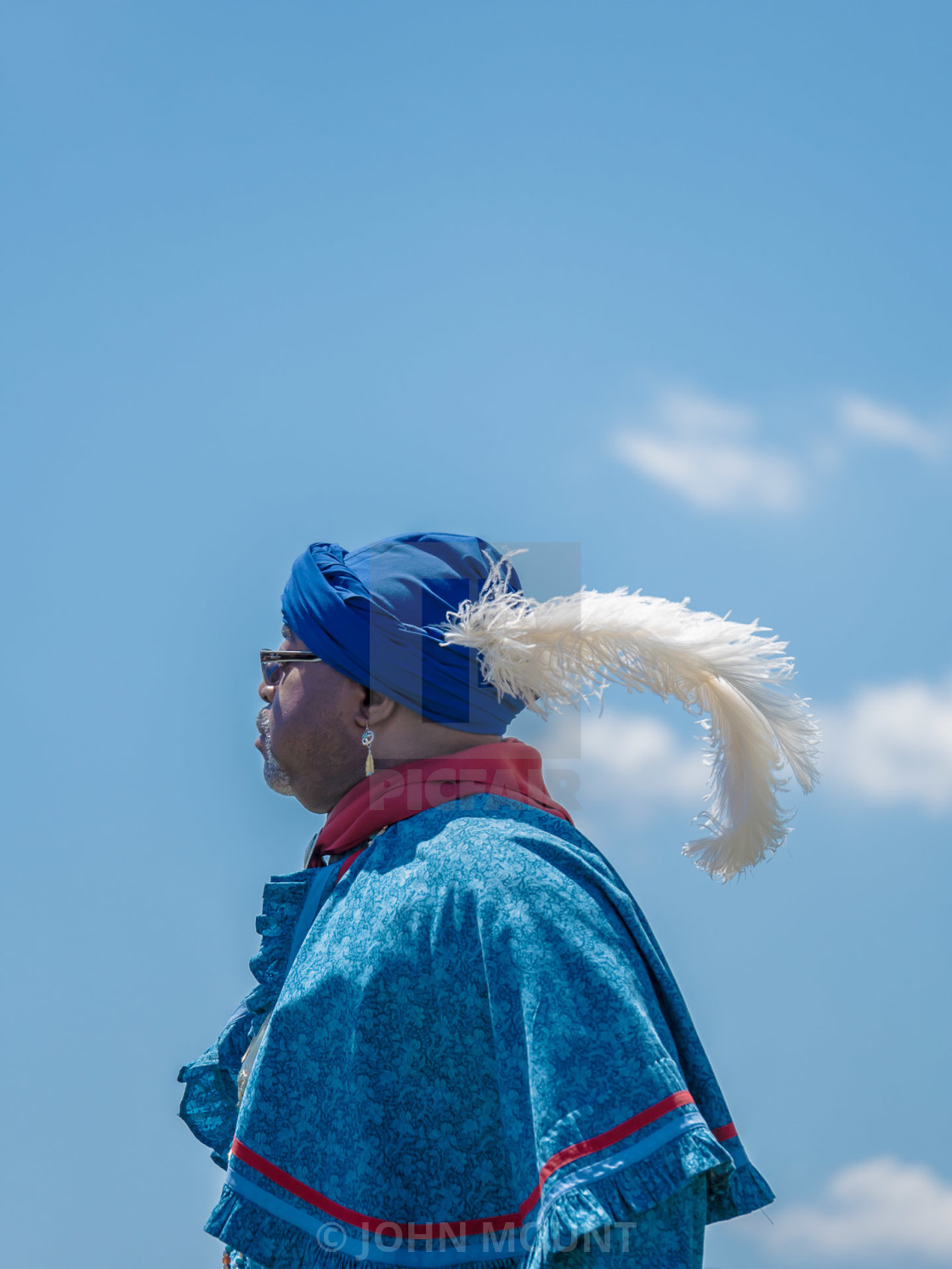 "NATIVE AMERICAN POW WOW" by JOHN MOUNT - £20.00 "NATIVE AMERICAN POW WOW" stock image