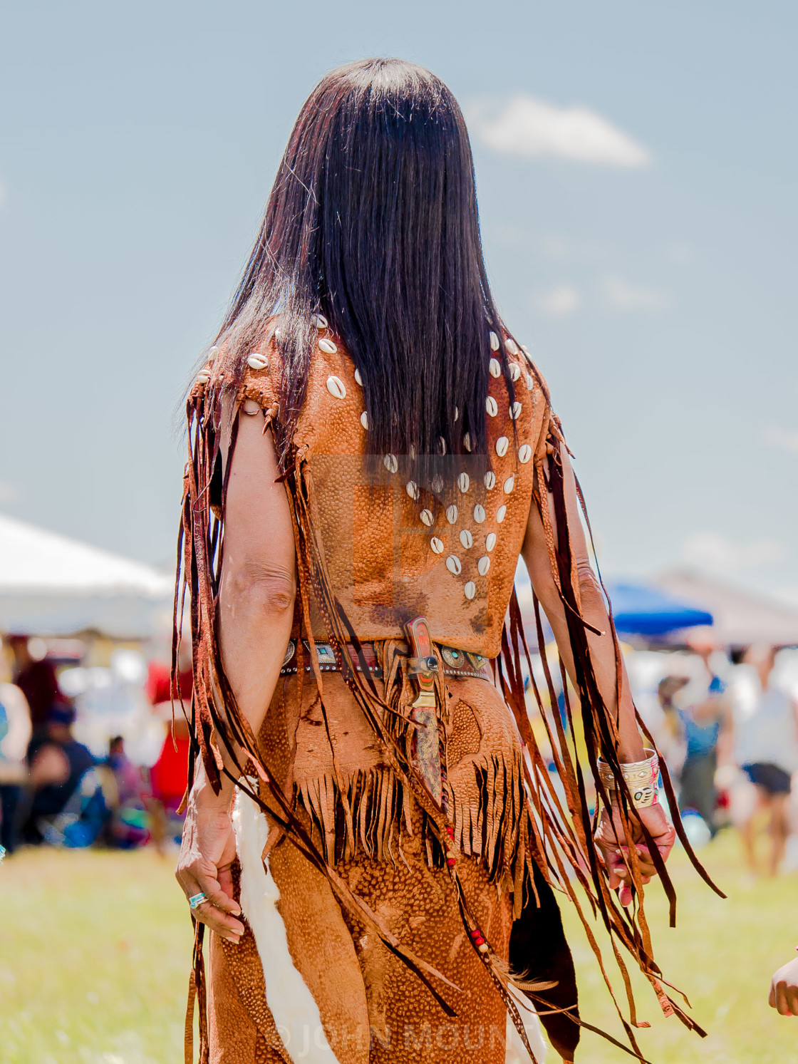 "NATIVE AMERICAN POW WOW" by JOHN MOUNT - £20.00 "NATIVE AMERICAN POW WOW" stock image