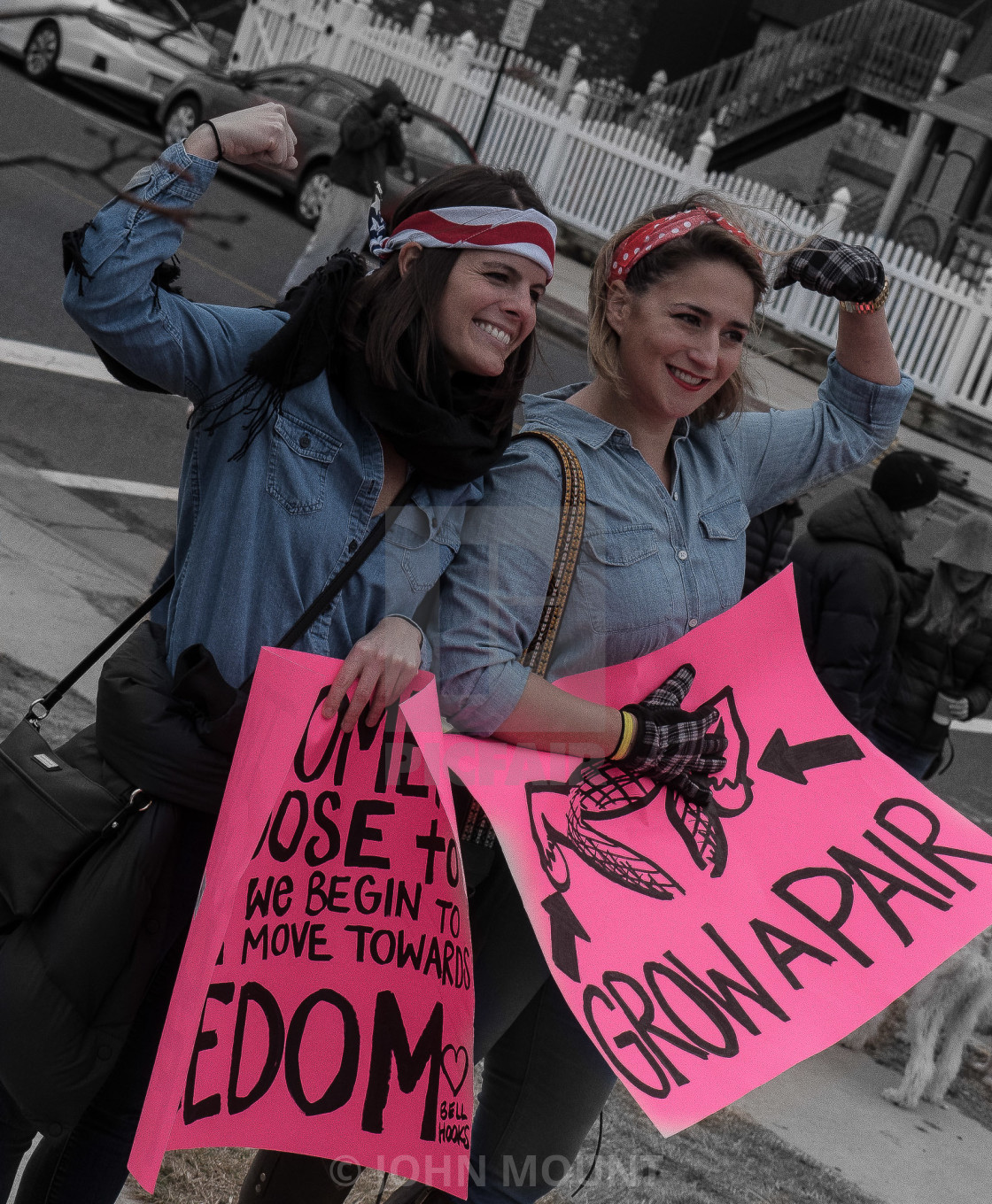 "MILLION WOMAN MARCH, ASBURY PARK NJ" by JOHN MOUNT - $25.10 "MILLION WOMAN MARCH, ASBURY PARK NJ" stock image