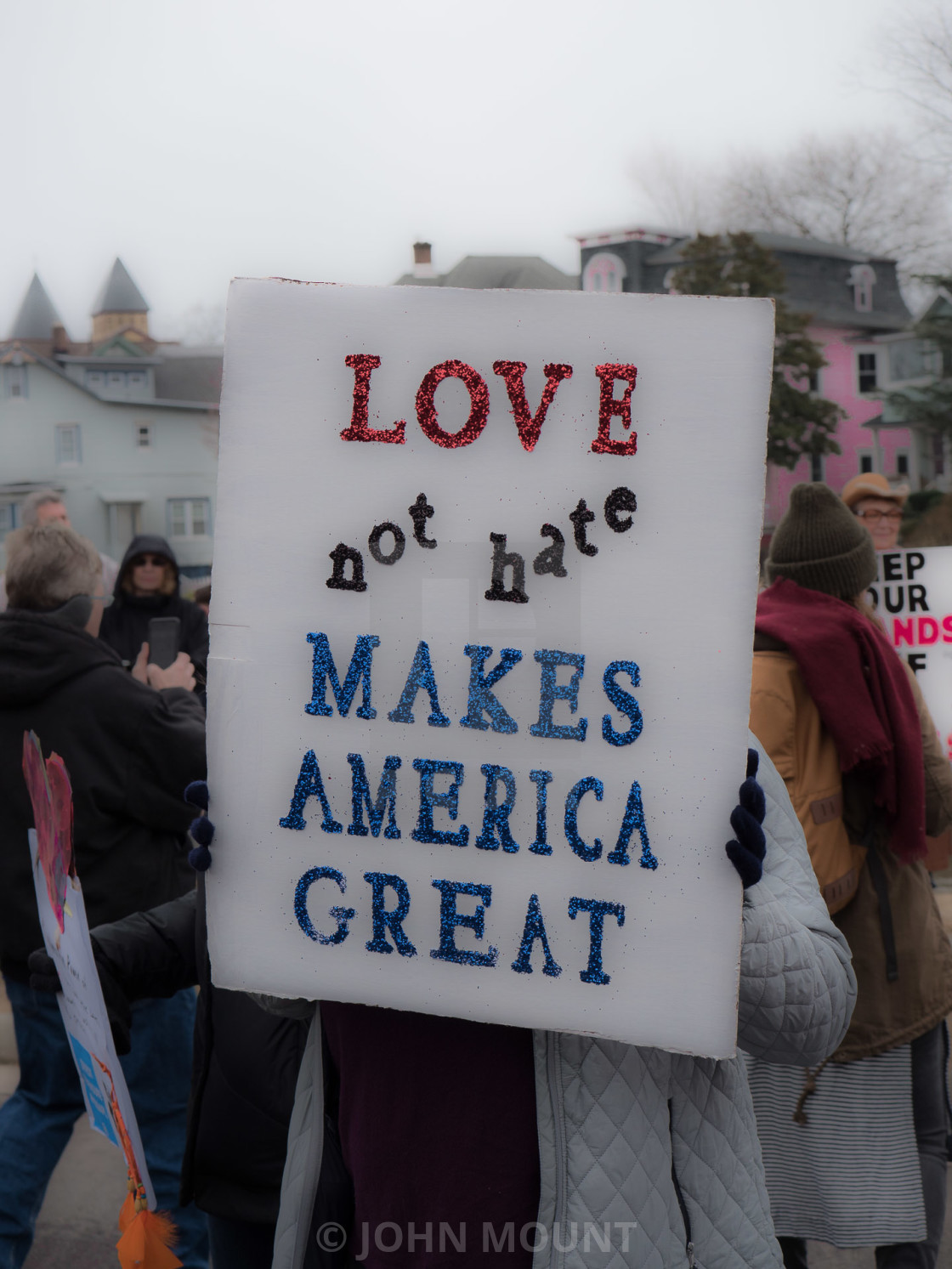 "MILLION WOMAN MARCH, ASBURY PARK NJ" by JOHN MOUNT - $25.10 "MILLION WOMAN MARCH, ASBURY PARK NJ" stock image