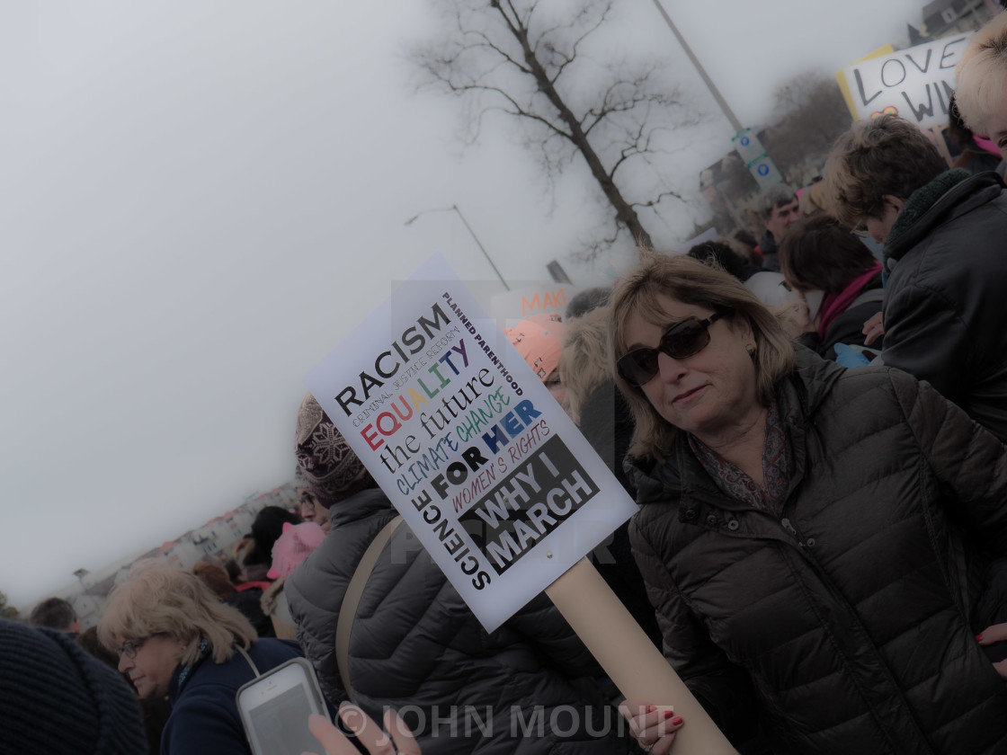 "MILLION WOMAN MARCH, ASBURY PARK NJ" by JOHN MOUNT - $25.10 "MILLION WOMAN MARCH, ASBURY PARK NJ" stock image
