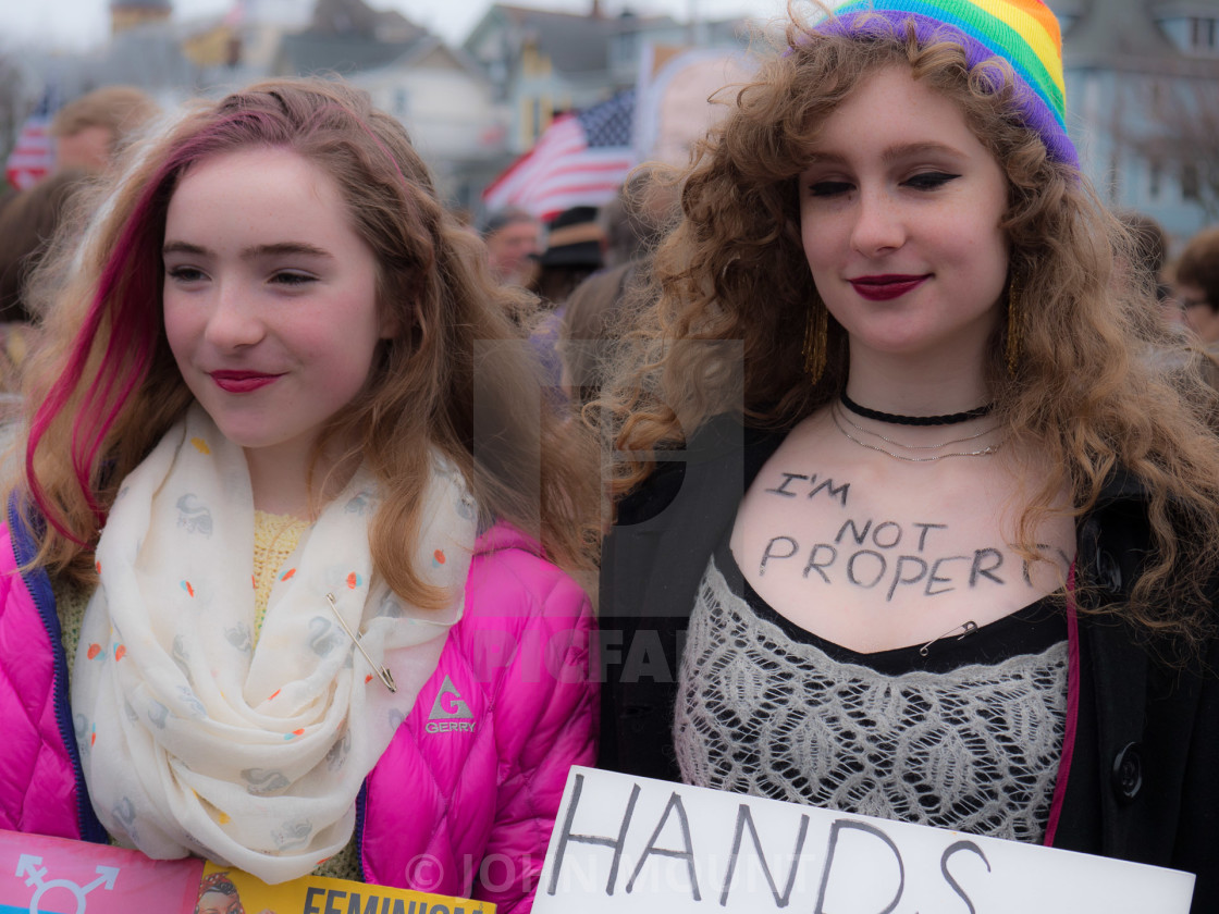 "MILLION WOMAN MARCH, ASBURY PARK NJ" by JOHN MOUNT - $25.10 "MILLION WOMAN MARCH, ASBURY PARK NJ" stock image