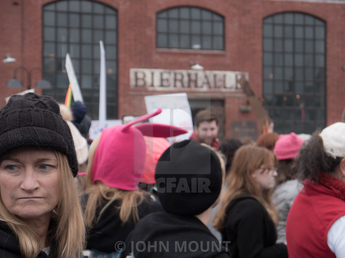 "MILLION WOMAN MARCH, ASBURY PARK NJ" by JOHN MOUNT - £20.00 "MILLION WOMAN MARCH, ASBURY PARK NJ" stock image