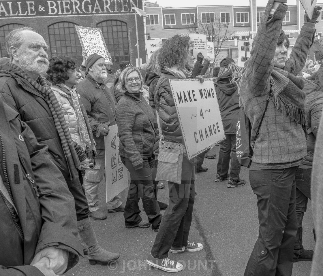 "MILLION WOMAN MARCH, ASBURY PARK NJ" by JOHN MOUNT - $25.10 "MILLION WOMAN MARCH, ASBURY PARK NJ" stock image