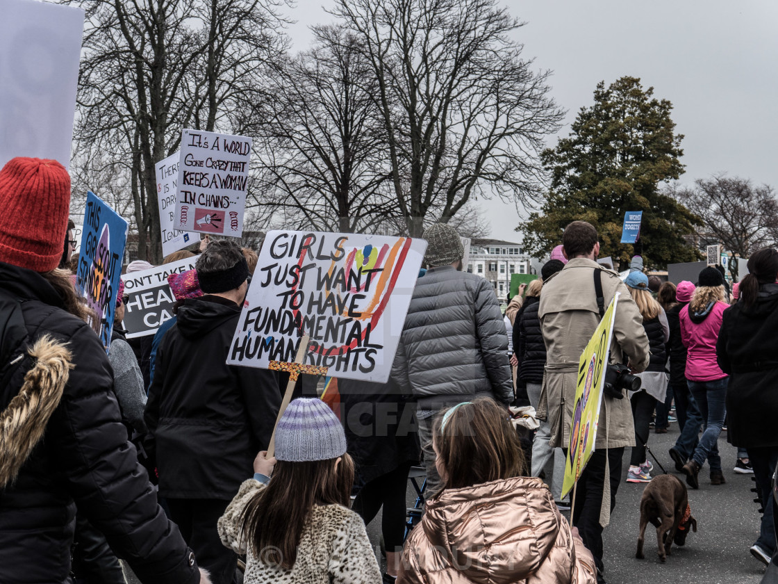 "MILLION WOMAN MARCH, ASBURY PARK NJ" by JOHN MOUNT - $25.10 "MILLION WOMAN MARCH, ASBURY PARK NJ" stock image
