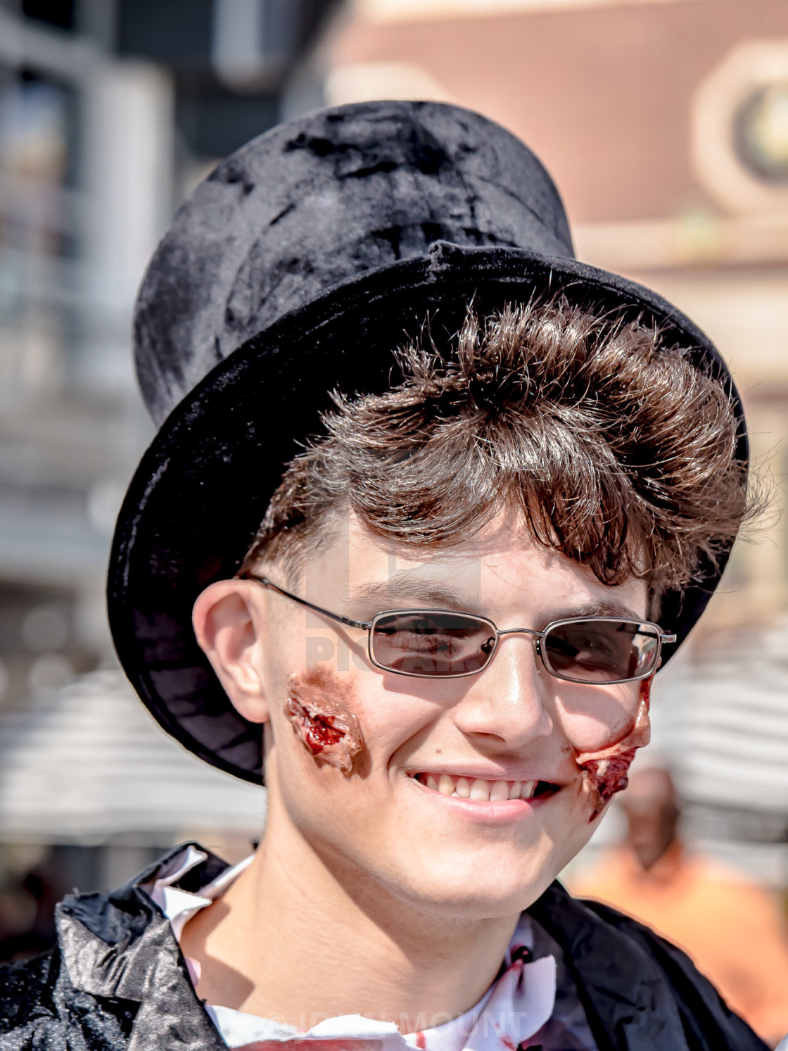 "ZOMBIE AT THE ASBURY PARK N ZOMBIE WALK" by JOHN MOUNT - $25.14 "ZOMBIE AT THE ASBURY PARK N ZOMBIE WALK" stock image