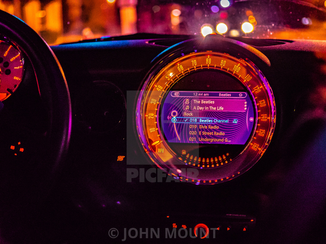 "A NIGHT IN THE MINI" by JOHN MOUNT - $24.18 "A NIGHT IN THE MINI" stock image