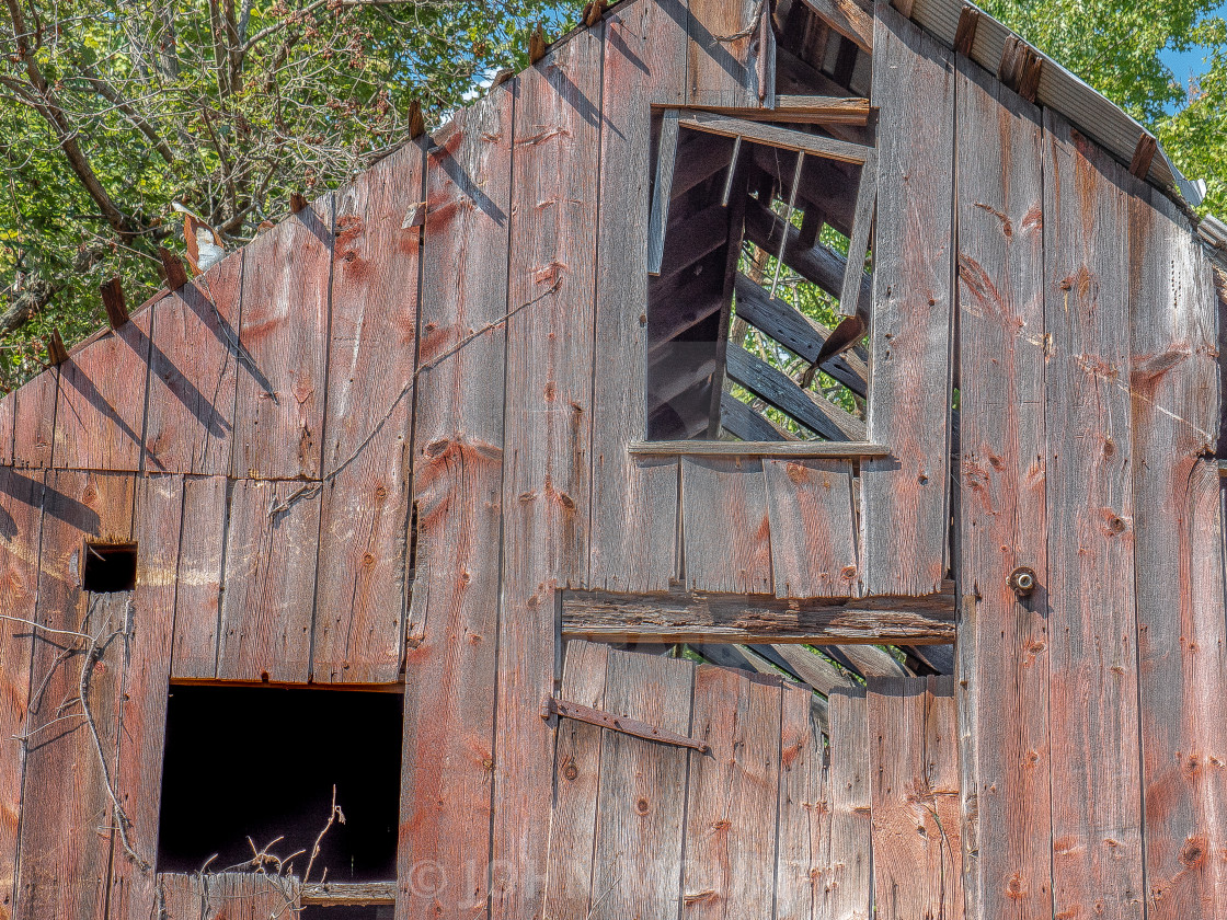 "The Old Barn" stock image