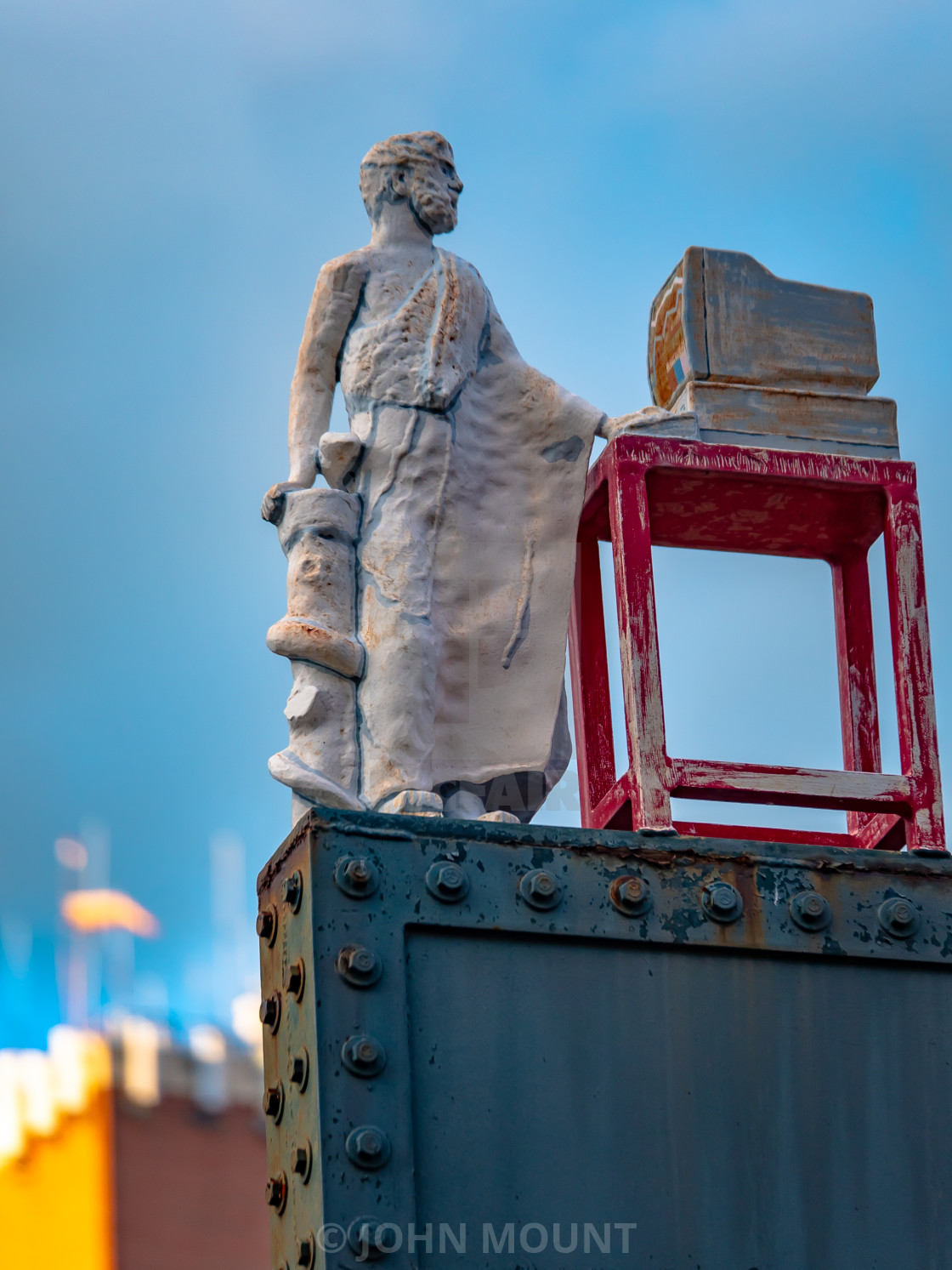 "Hippocrates - Medical Sculpture" by JOHN MOUNT - £20.00 "Hippocrates - Medical Sculpture" stock image