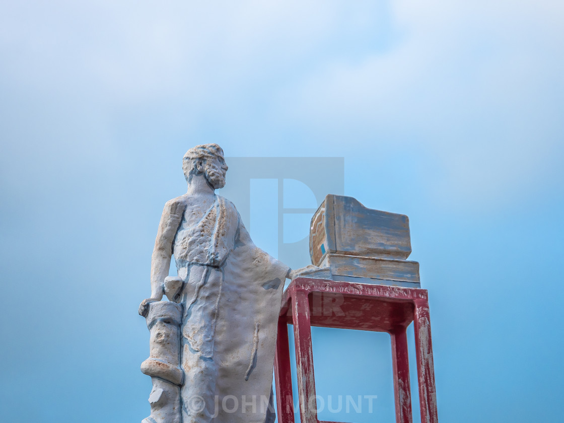 "Hippocrates - Medical Sculpture" by JOHN MOUNT - £20.00 "Hippocrates - Medical Sculpture" stock image