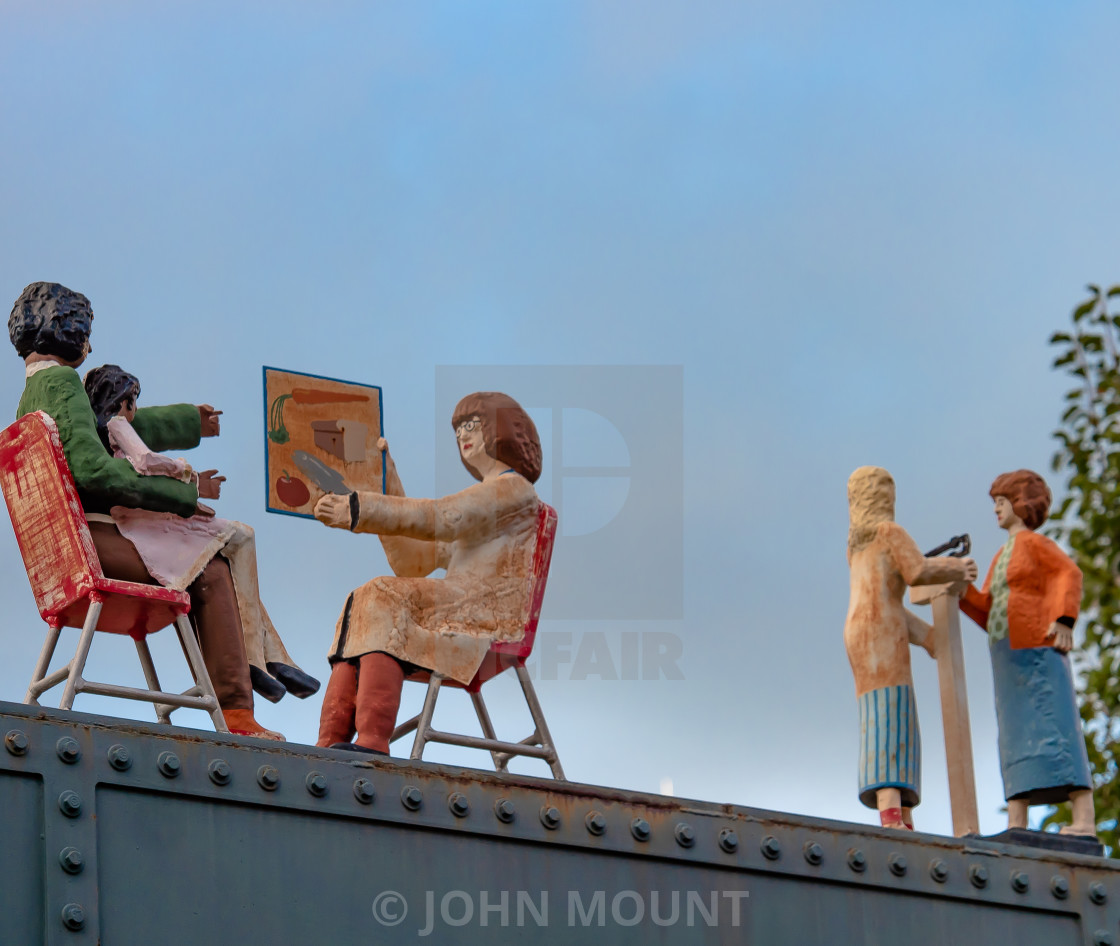 "Medical Sculpture" by JOHN MOUNT - £20.00 "Medical Sculpture" stock image