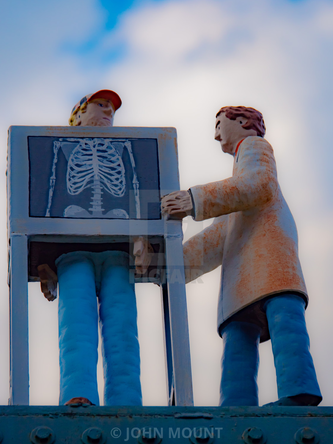 "Medical Sculpture" by JOHN MOUNT - £20.00 "Medical Sculpture" stock image