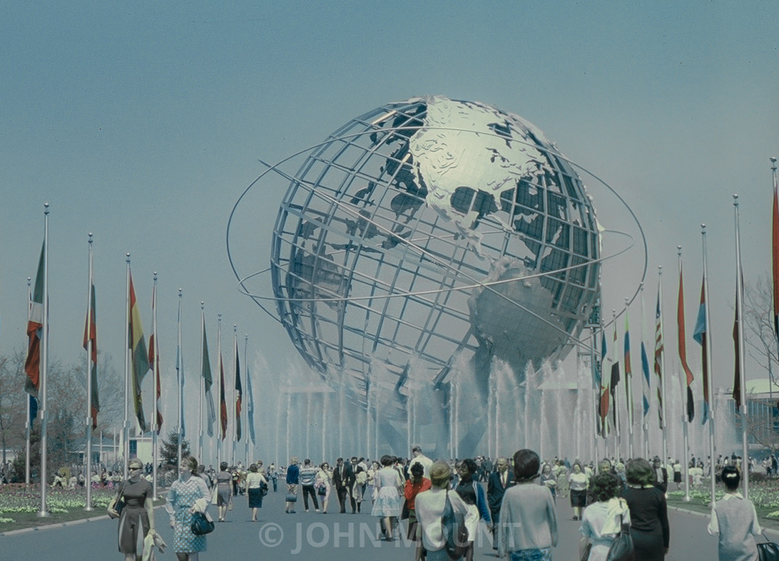 "1964 Worlds Fair in Queens, NY" by JOHN MOUNT - $25.10 "1964 Worlds Fair in Queens, NY" stock image
