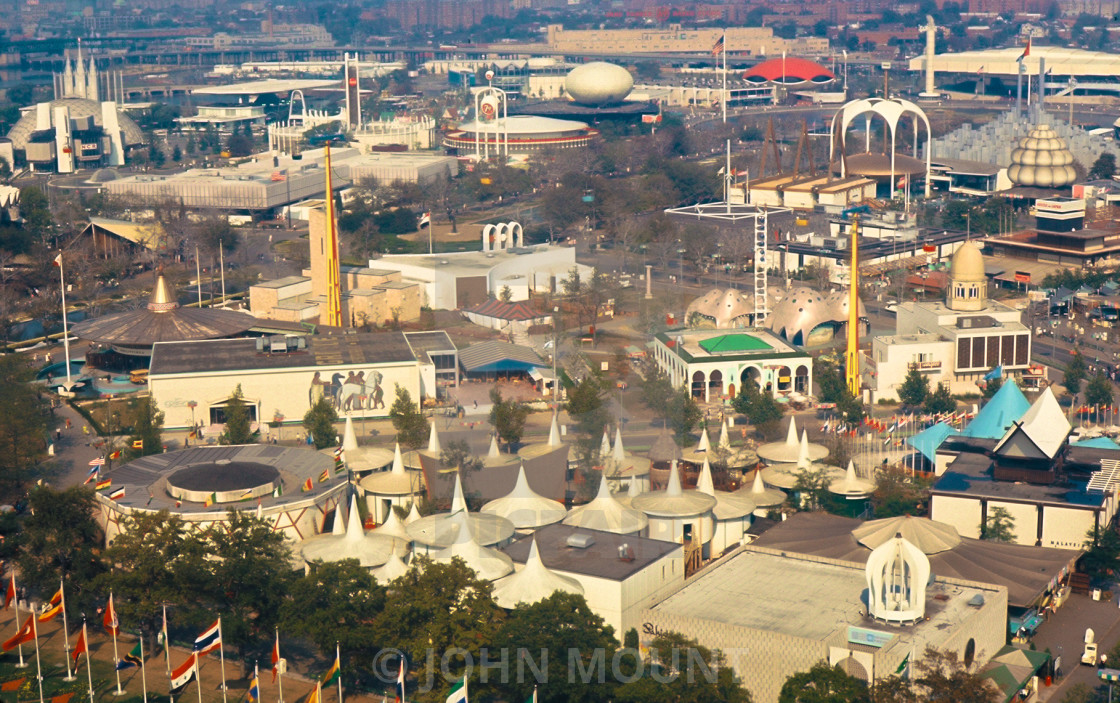 "1964 World's Fair, Queens NY overview" by JOHN MOUNT - $25.10 "1964 World's Fair, Queens NY overview" stock image
