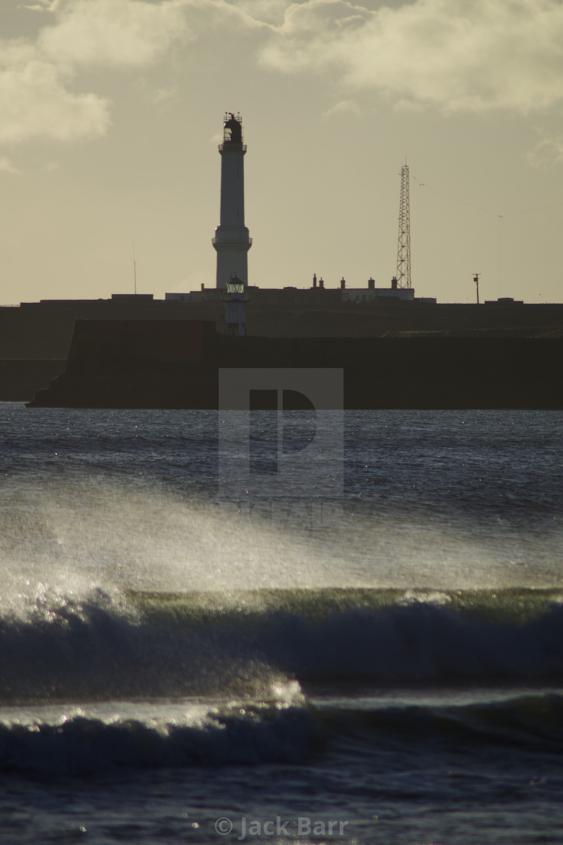 Girdleness Lighthouse Aberdeen License Download Or Print For