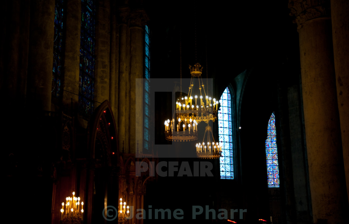 Chartres Cathedral Interior License Download Or Print For
