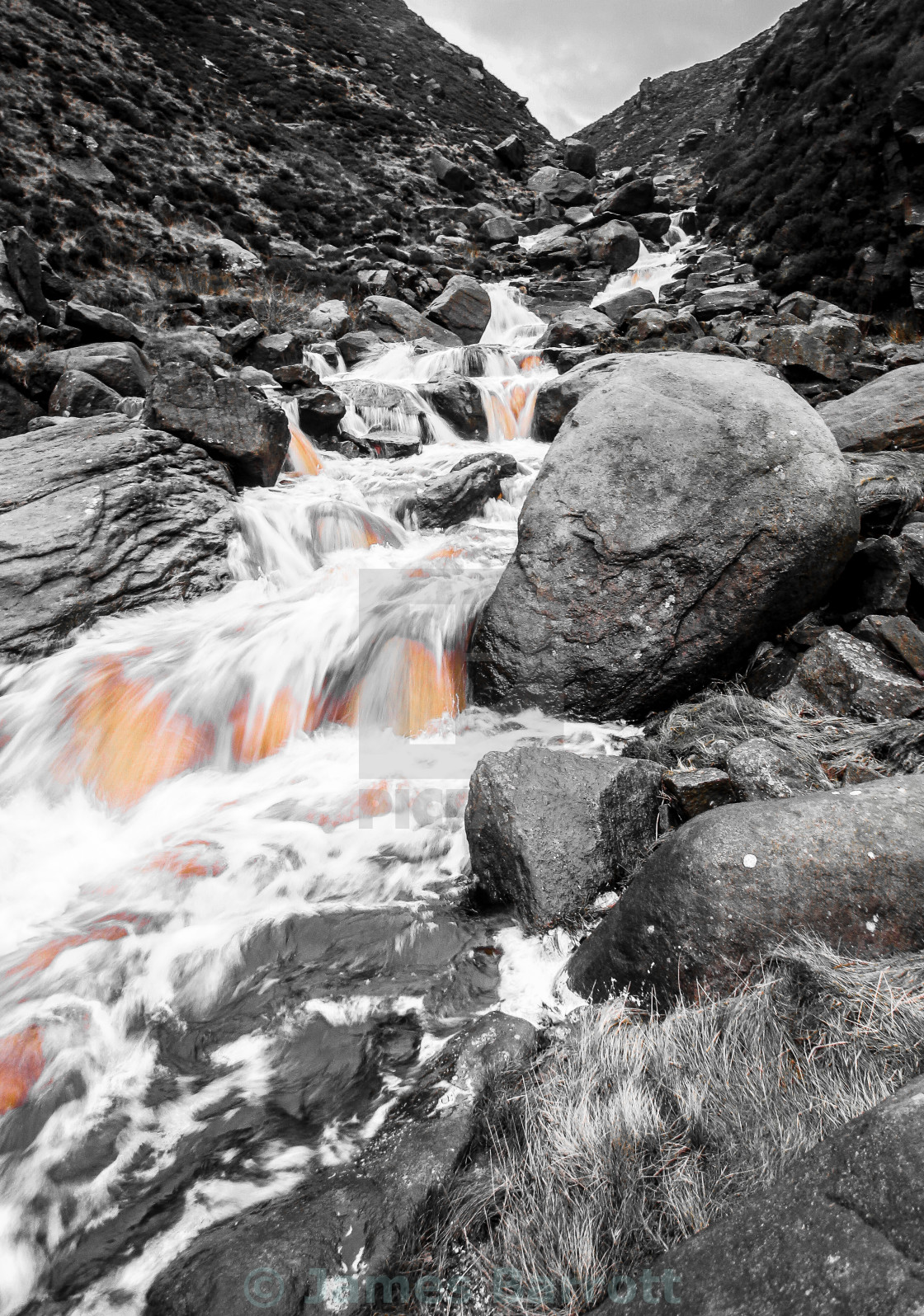 "Birchen Clough" stock image