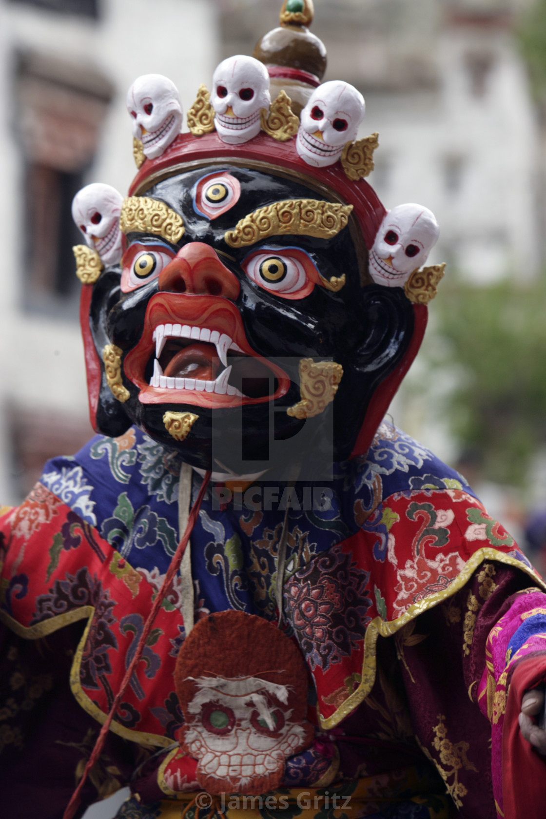 Masked Dancers at Hemis Festival - License, download or print for £ |  Photos | Picfair