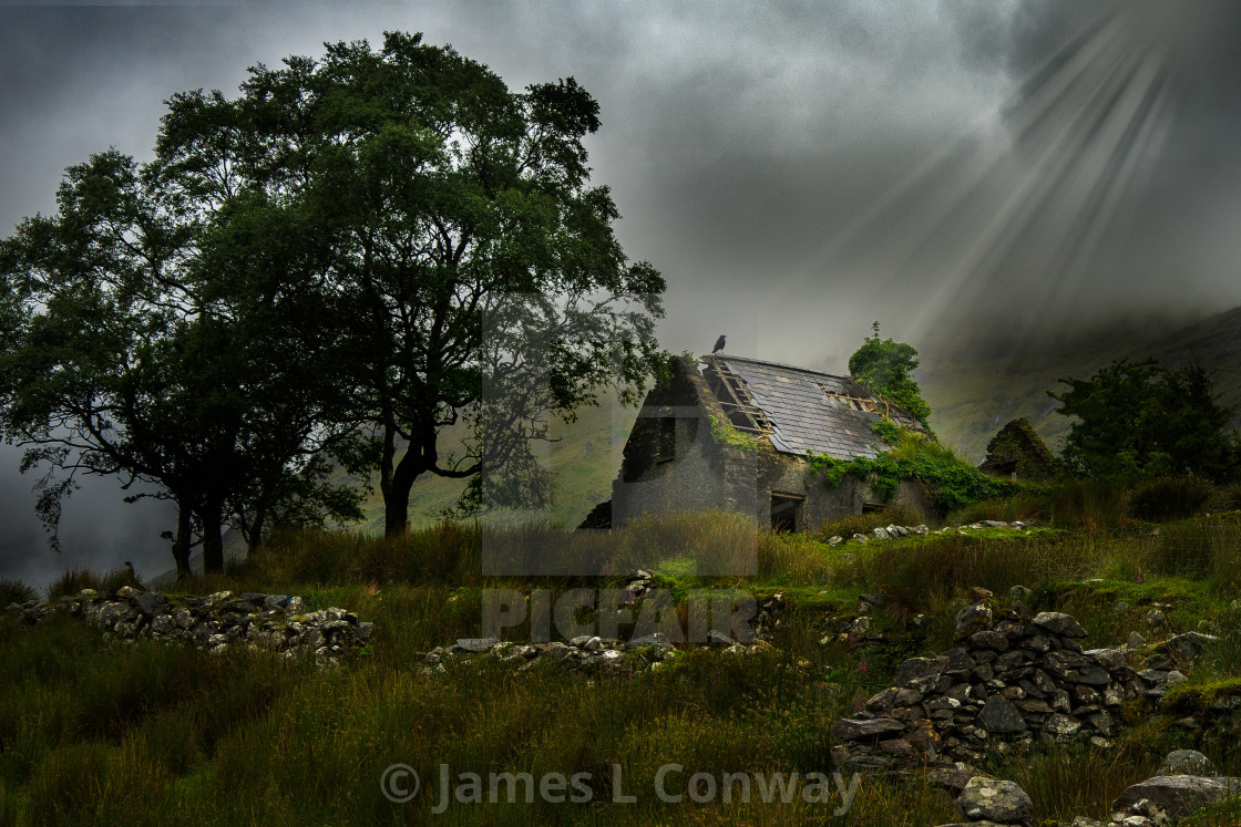 "Abandoned fairytale cottage in Ireland" by James L. Conway - $60.56 "Abandoned fairytale cottage in Ireland" stock image