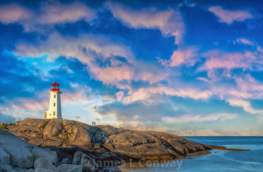 "Wide shot of a loving couple at a lighthouse" by James L. Conway - $15.14 "Wide shot of a loving couple at a lighthouse" stock image