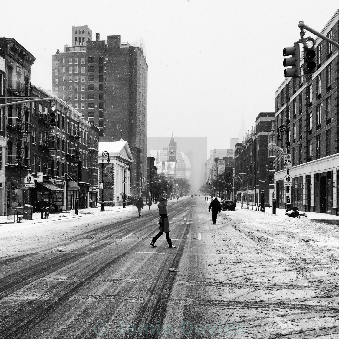 "Winter in New York" stock image