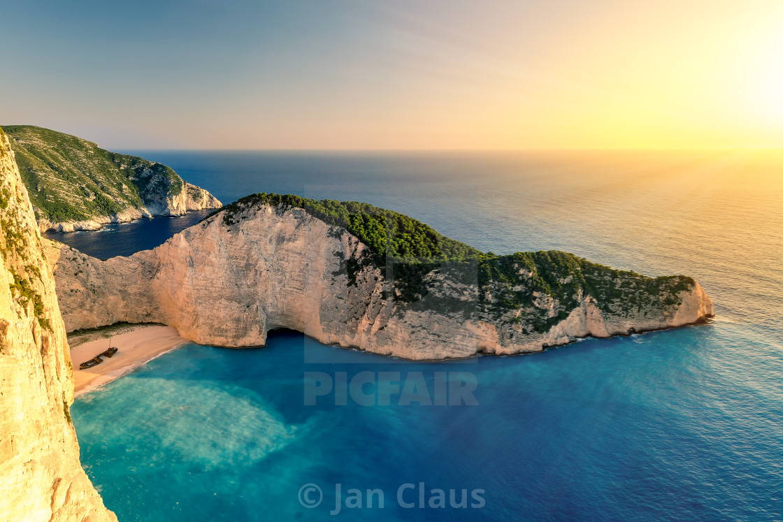 "Navagio Beach, Zakynthos, Greece" stock image