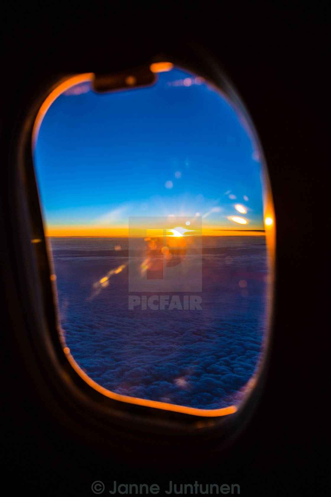 "Above the clouds" stock image