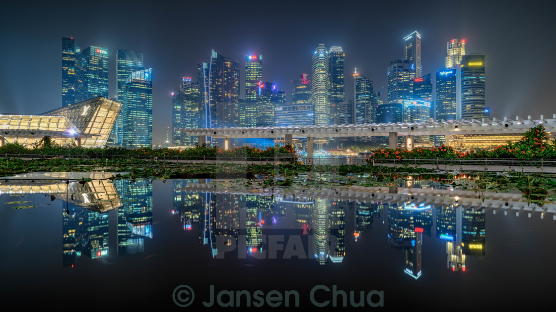 "Reflections of A City" stock image