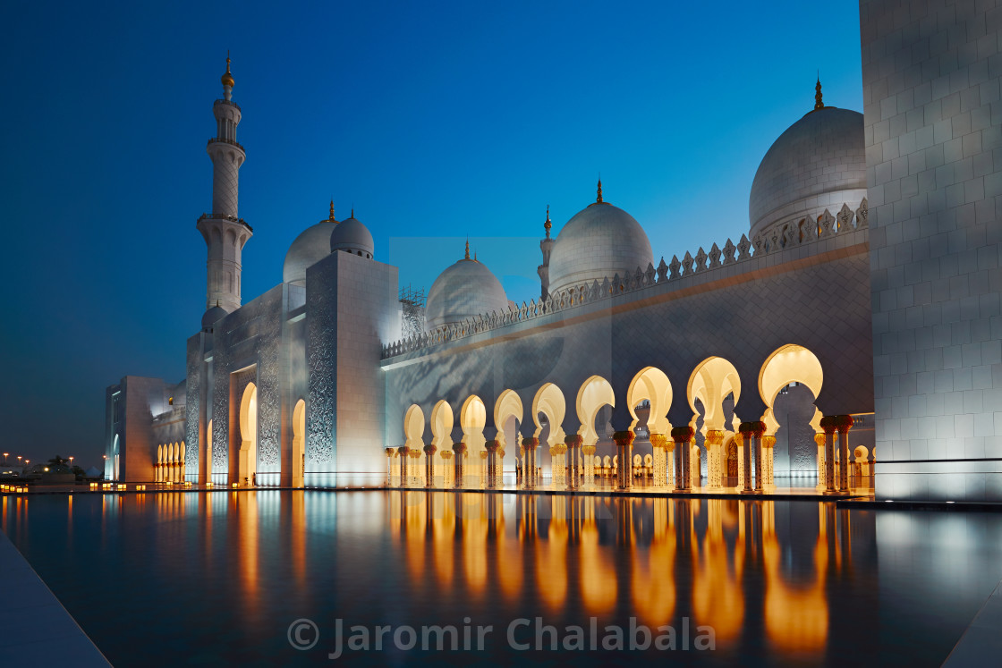 "Mosque in Abu Dhabi" stock image