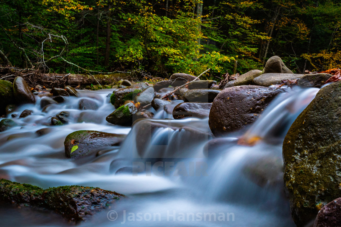 "Rocky Water" stock image