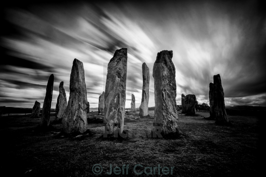 "Calanais Standing Stones" stock image