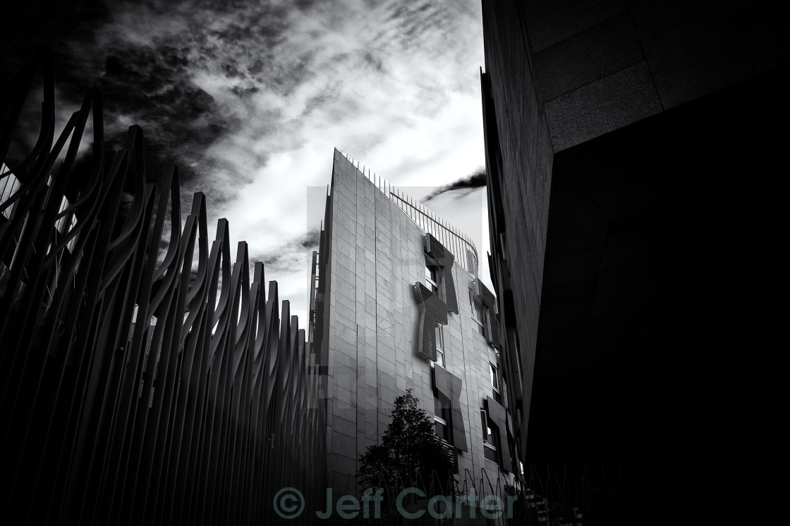 "Scottish Parliament Building, Edinburgh" stock image