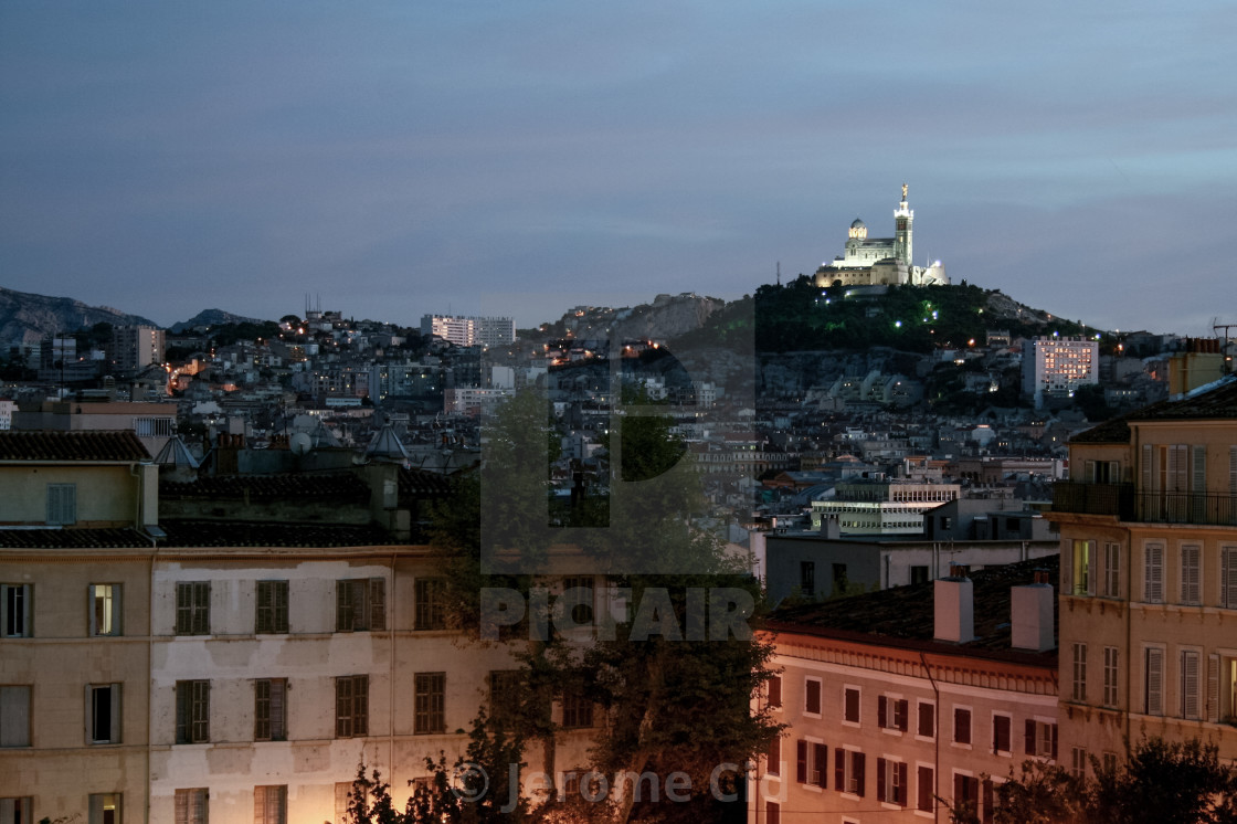 Typical View Of Notre Dame De La Garde Basilica In Marseille France From License Download Or Print For 1 49 Photos Picfair
