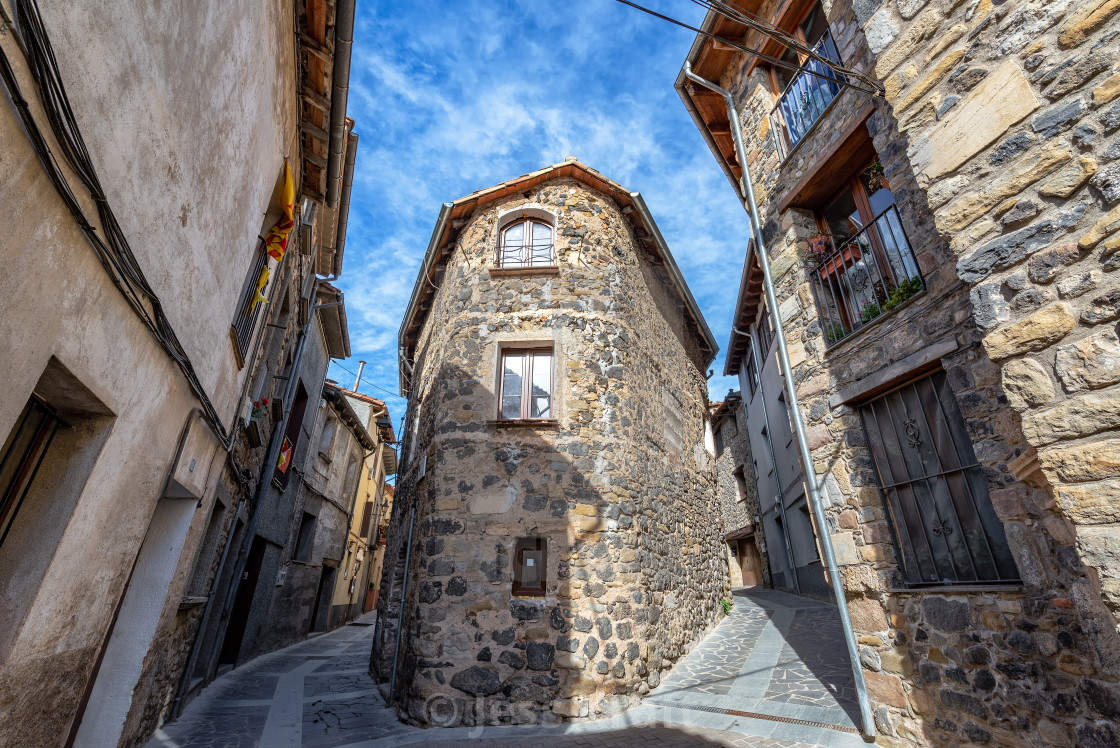 Street in Castellfollit de la Roca - License, download or print for £7.44 | Photos | Picfair