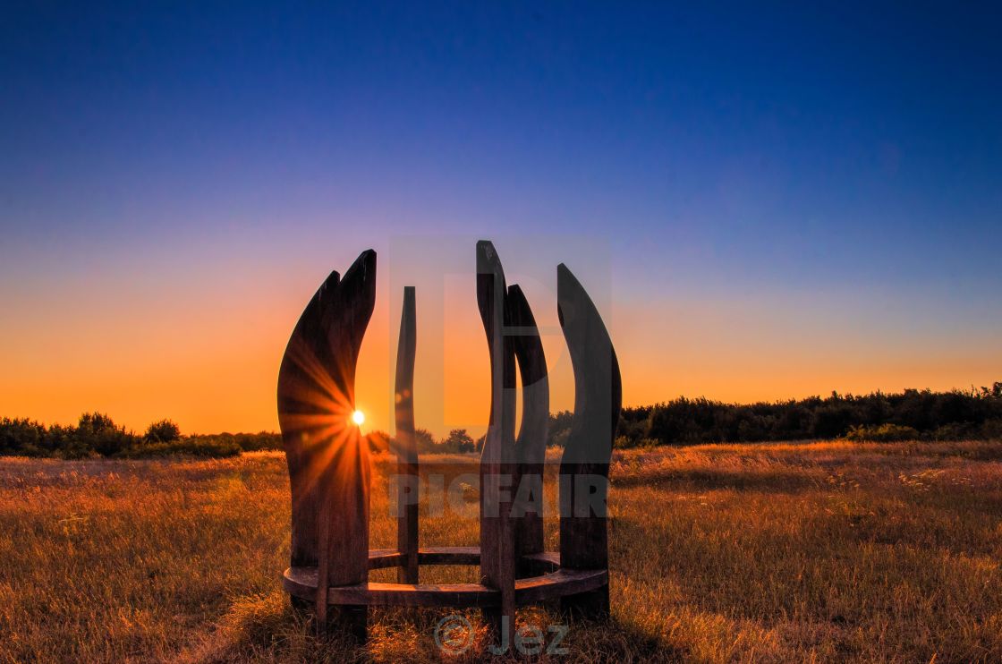 "Community bench" stock image