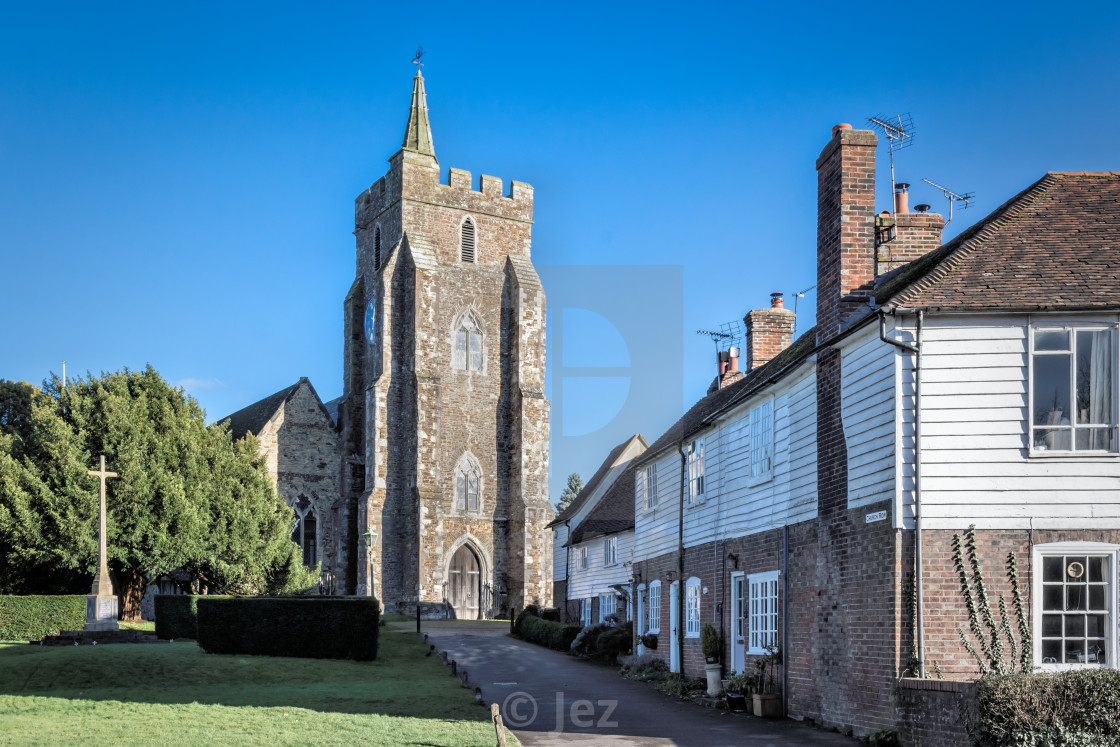 "Church Row" stock image