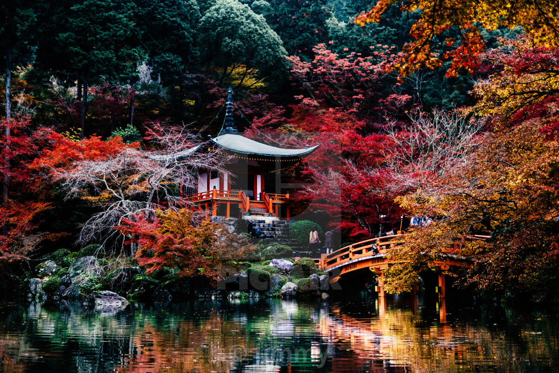 "Fall in Kyoto" by Jimmy - $15.31 "Fall in Kyoto" stock image